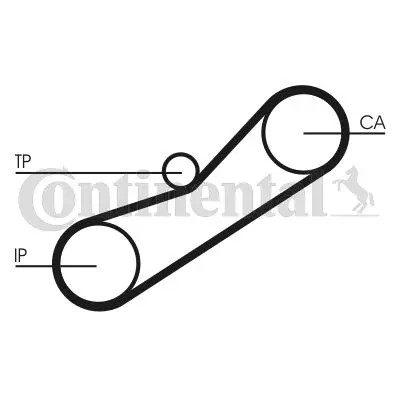 Timing belt kit ct950k1 - timing,