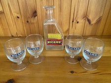 Ricard Water Jug And Glasses