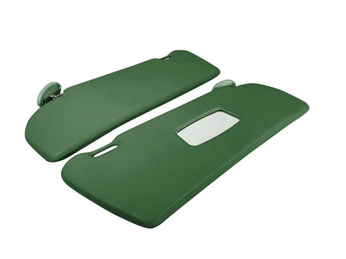 Green interior sunvisor pair - sunvisor,