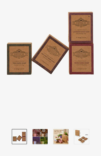 Essential oil soap gift box - soap,