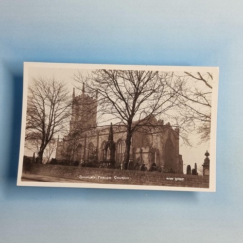 Shipley postcard c1930 real - shipley,