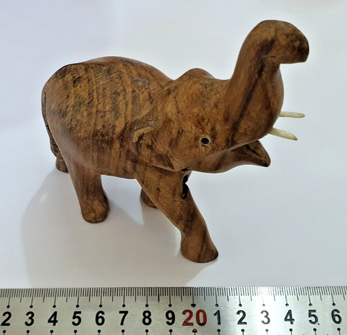 Solid wood elephant hand - wood,