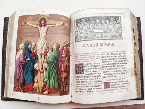 Rare missale romanum leather - missale,