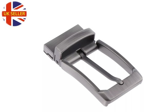 Metal reversible belt buckle - metal,