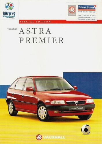 Vauxhall astra premier 6i - vauxhall, 1.6i