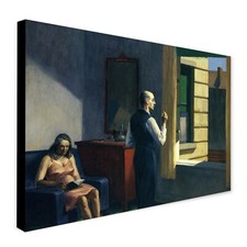 Hotel By A Railroad by Edward Hopper 1952 - Canvas Wall Art Framed Print