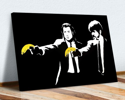 Banksy style pulp fiction - banksy,