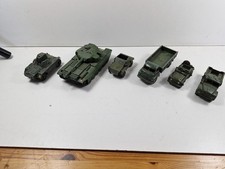 Dinky  Joblot  6 military Vehicles  for spares / repairs