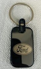FORD Car Logo Key Chain Keyring Glass/Metal.