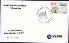 ECUADOR 2018 FDC COVER