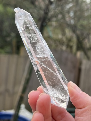 Clear quartz point - clear,