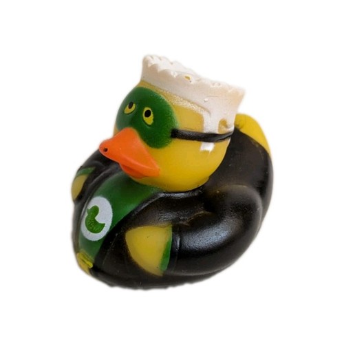 Masked superhero rubber duck - rubber,
