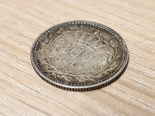 Portugese silver coin 100 - portugese,