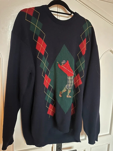 Vintage golf jumper - m&s,