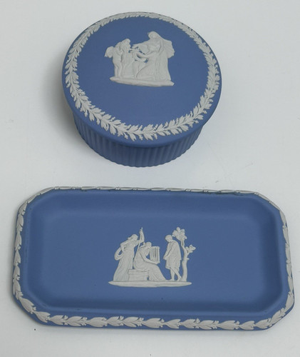 Wedgewood jasperware pale blue - jasperware,