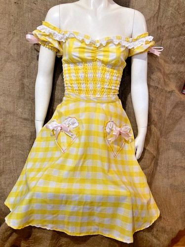 Gingham gypsy top dress - top, dress,heart