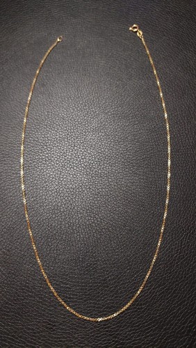 9ct gold box link - box, chain