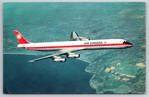 Vintage postcard plane air - plane,