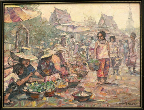 Montri mid 20th oil on - 20th, c