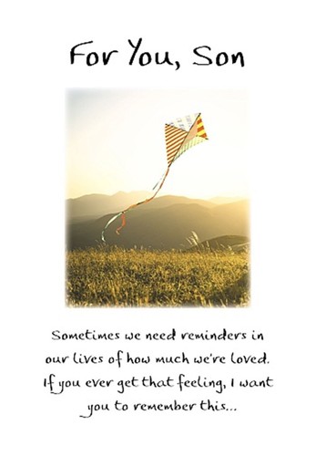 For you son - for,