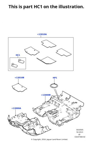 Land rover genuine - clip, fits