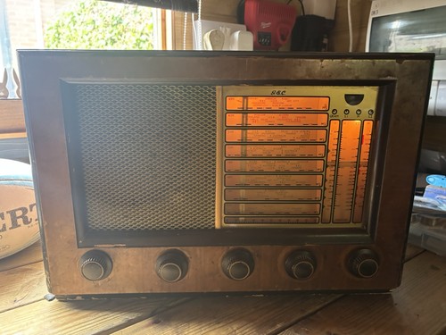 Gec bc6738 1950 table - gec, 1950’s