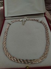 Italian Herringbone Silver and