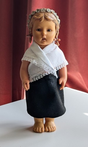 Vintage hummel girl doll - vintage,