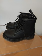 Dr Martens 1460 Black  Infant Childs Boots UK 8 EU 26 VGC