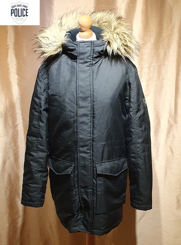 883 police mens black parka - police,