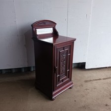 Edwardian mahogany bedside