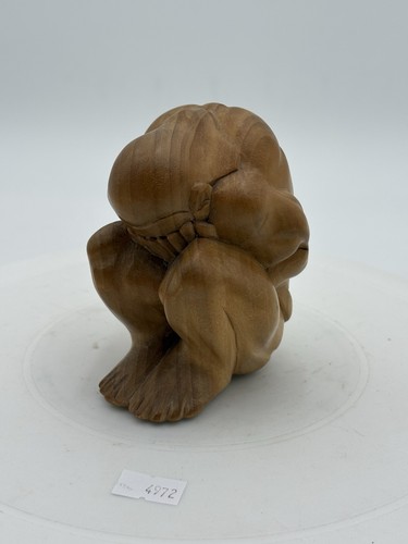 Hand carved wooden weeping - hand,