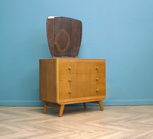 Mid century oak dressing chest - century,