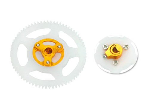 Microheli cnc delrin main - main, gear