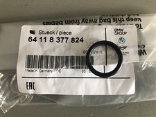 BMW Heater Matrix Coolant Pipe Gasket Ring D=17.12MM !GENUINE! 64118377824