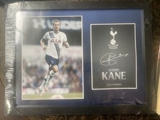 Framed Harry Kane Autograph - Tottenham - 2015/2016 - SEALED 