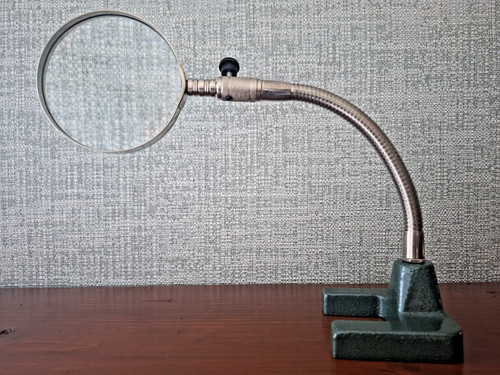 Vintage magnifying glass - magnifying,