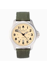 Sekonda Gents Green Fabric Strap 42mm Military Watch 3341