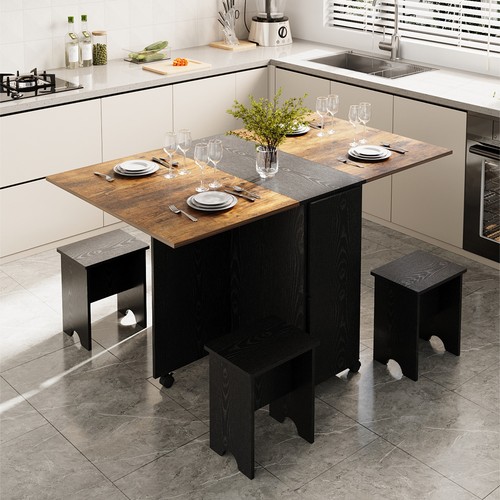 Folding drop leaf dining - dining, set