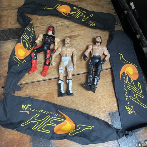 Wwf figures seen with etc - with,