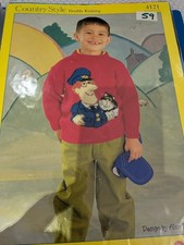 Postman Pat Jumper Knitting