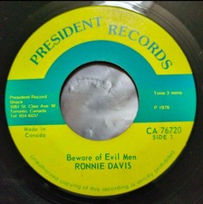 Ronnie Davis Beware Of Evil