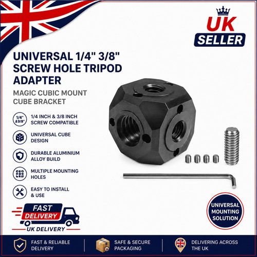 Universal 8 screw hole - 1/4", 3/8"