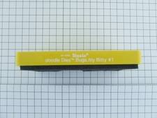 CLEARANCE Sizzix Original Yellow Medium Die - Bugs & Itty Bitty #1 Used