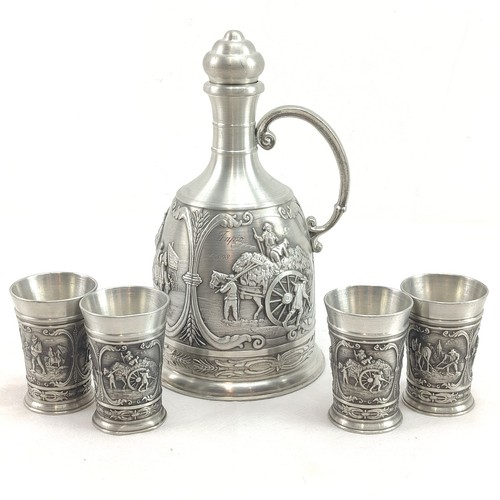 Sks zinn pewter decanter - zinn,