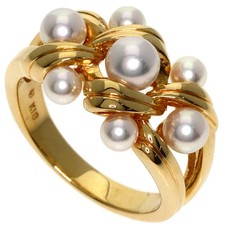 MIKIMOTO  Pearl Pearl Ring K18
