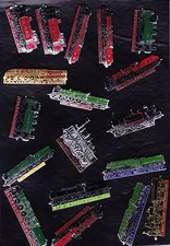 Enamel Locomotive pin badges