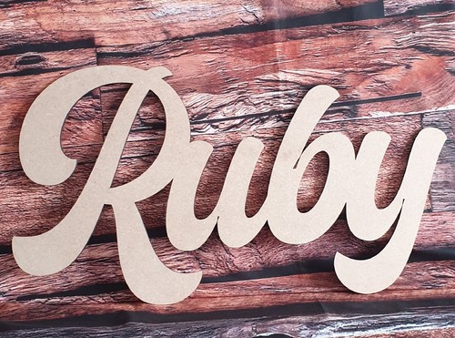 Personalised letters wood - personalised,