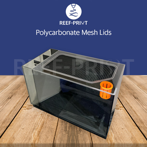 Custom polycarbonate mesh lids - custom,