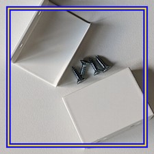 123442 x 2 (101065 x 4 - screw) IKEA Stora Handles in White